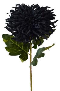 Umělá chryzantéma tmavě fialová 70 cm