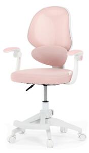 Dětská otočná židle růžová KA-W8008 PINK