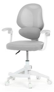 Dětská otočná židle šedá KA-W8008 GREY