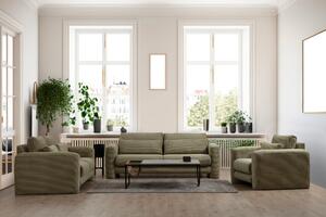 Atelier del Sofa 3-místná pohovka Lily Green - 3, Zelená