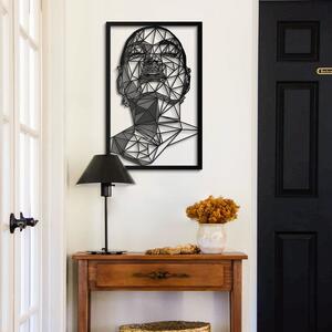 ASIR Nástěnná dekorace kov ŽENSKÝ OBLIČEJ 45 x 70 cm