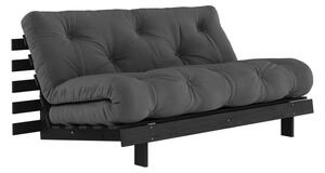 Tmavě šedá rozkládací pohovka 160 cm Roots Black Night – Karup Design