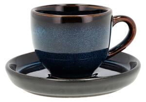 Černý/modrý keramický šálek na espresso 70 ml Gastro Dark Blue/Black – Bitz