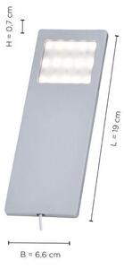 PN 1121-95-2 HELENA LED svítidla pod skříňku, hliník, modern 3000K - PAUL NEUHAUS