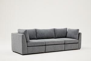 Atelier del Sofa 3-místná pohovka Mottona 3-Seat Sofa - Grey, Šedá