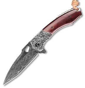 KnifeBoss damaškový zavírací nůž Protector VG-10