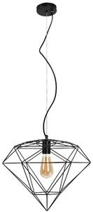 Toolight - Závěsná stropní lampa Reno - černá - APP563-1CP