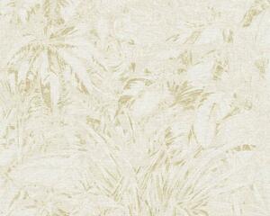 A.S. Création | Vliesová tapeta na zeď Smart Surfaces 39560-1 | 0,53 x 10,05 m | šedá, krémová, hnědá