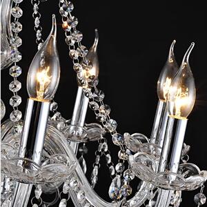 Toolight - Závěsná stropní lampa Rustic - chrom - 300750