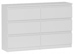 Komoda Framire 140 x 30 x 77 cm, bílá matná