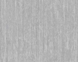 A.S. Création | Vliesová tapeta na zeď Smart Surfaces 39561-2 | 0,53 x 10,05 m | šedá, metalická