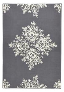 Šedo-bílý koberec Hanse Home Gloria Blossom, 120 x 170 cm