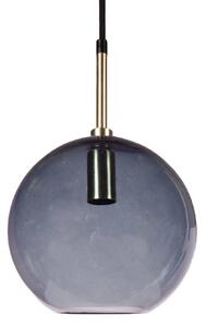 PR Home závěsná lampa Milla, Ø 20 cm, zlatá/kouřově šedá