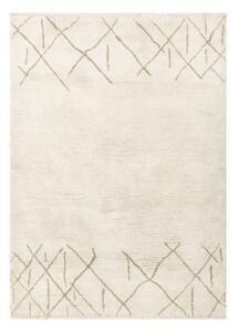 Krémový pratelný/ručně tkaný vlněný koberec 120x170 cm Azera Crosshatch – Asiatic Carpets