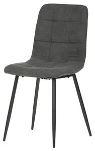Jídelní židle KARA šedá/černá