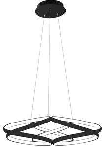 Toolight - Závěsná stropní lampa Eve LED s dálkovým ovládáním - černá - APP793-CP