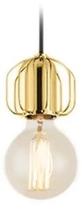 Toolight - Závěsná stropní lampa Loft Bulbus - zlatá - APP592-1CP