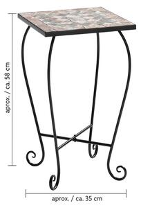 LIVARNO home Odkládací stolek s mozaikou (čtvercová) (100362024002)