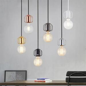 Toolight - Závěsná stropní lampa Loft Bulbs - černá - APP595-1CP