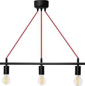 Toolight - Závěsná stropní lampa Line - černá - APP420-3CP