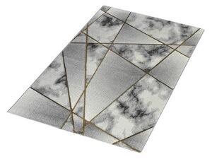 Breno Kusový koberec DIAMOND 22637/957, 80x150 cm, Vícebarevné/Šedá