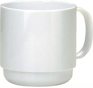 Hrnek plastový Ornamin 250 ml, bílý