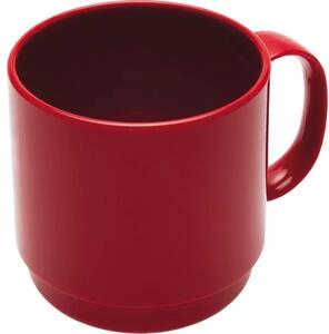 Hrnek plastový Ornamin 250 ml, červený