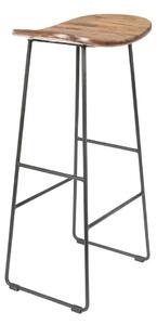 Barová stolička z teakového dřeva v přírodní barvě (výška sedáku 76 cm) Tangle – White Label