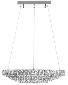 Toolight - Závěsná stropní lampa Crystal LED - chrom - APP775-1CP
