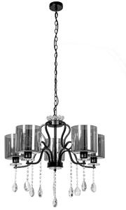 Toolight - Závěsná stropní lampa Pure - černá - APP958-5CP