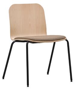 RIM - Židle LAMBDA WOOD LA 4012.090 s čalouněným sedákem