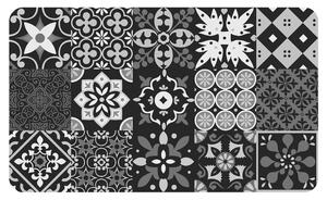 Černý koberec z PVC 45x75 cm Salou – douceur d'intérieur