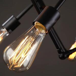 Toolight - Závěsná stropní lampa Visci 12 - černá - APP258-12C