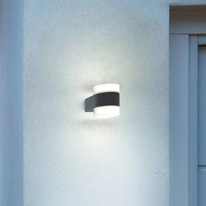 OSRAM LED venkovní nástěnné svítidlo ENDURA STYLE PUCK, tmavě šedá, IP44, Hliník / šedá / zinek, Hliník, Moderní