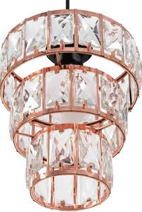 Toolight - Závěsná stropní lampa Organ - růžově zlatá - APP1104-1CP