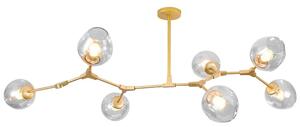 Toolight - Závěsná stropní lampa Visci 7 - zlatá - APP507-7C