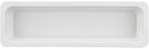 GN gastro nádoba 2/4 , 530 x 162 mm, v = 65 mm, bílá, porcelán, SCHÖNWALD