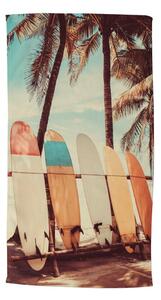 Sametová plážová osuška 100x180 cm Vintage Surf – Good Morning