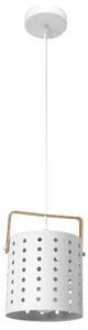 Toolight - Závěsná stropní lampa Perfor - bílá - APP957-1CP