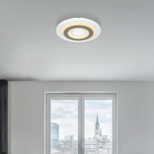 LED stropní svítidlo Sabatino, Ø 30 cm, bílá/antracitová, CCT