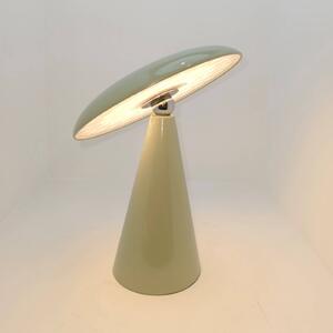 Dobíjecí stolní lampa LED Beacon Kinoko, zelená, IP44, výška 27 cm