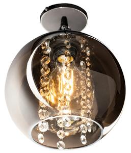 Toolight - Závěsná stropní lampa Amber - chrom - APP599-1C
