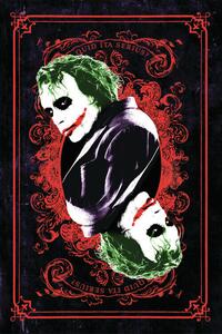 Umělecký tisk The Dark Knight Trilogy - Joker Card, (26.7 x 40 cm)