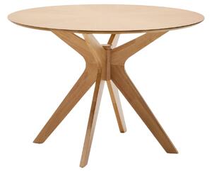 Kave Home Dubový jídelní stůl Naanim ⌀ 100 cm