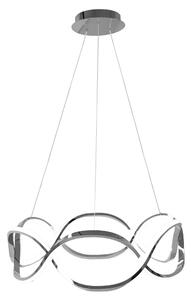 Toolight - Závěsná stropní lampa Twist LED s dálkovým ovládáním - chrom - APP801-CP
