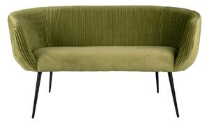 Pohovka Majestic 142cm zelená Leitmotiv (Barva-zelená)