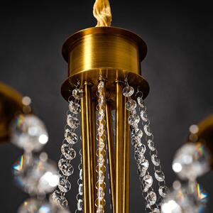 Toolight - Závěsná stropní lampa Rustic - zlatá - APP765-6CP