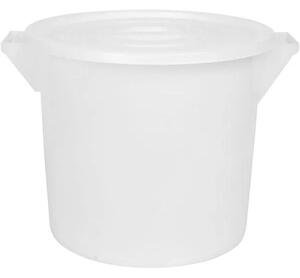 Gastro Sud na potraviny plast 35 l, bílý, s víkem