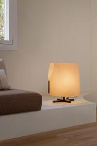 LUANG M stolní lampa, černá/hnědá - FARO
