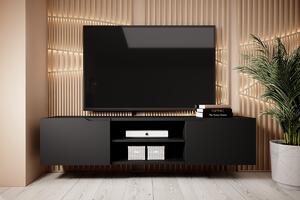 Závěsný TV stolek Loftia Mini - černá / černý mat